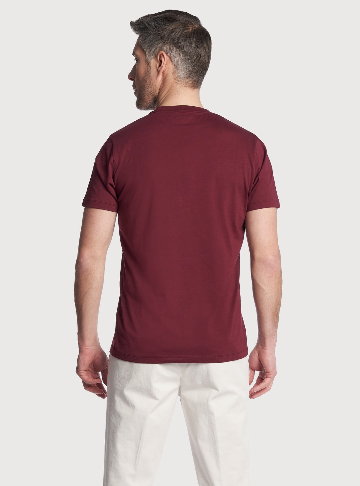 T-shirt tinta unita in cotone-1