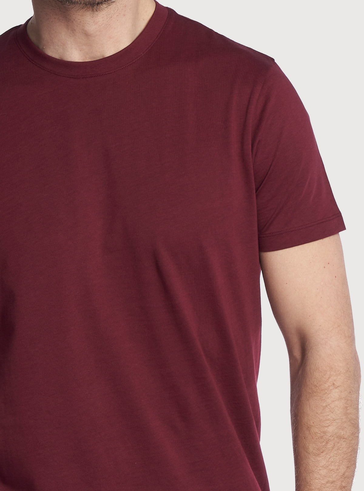 T-shirt tinta unita in cotone-2