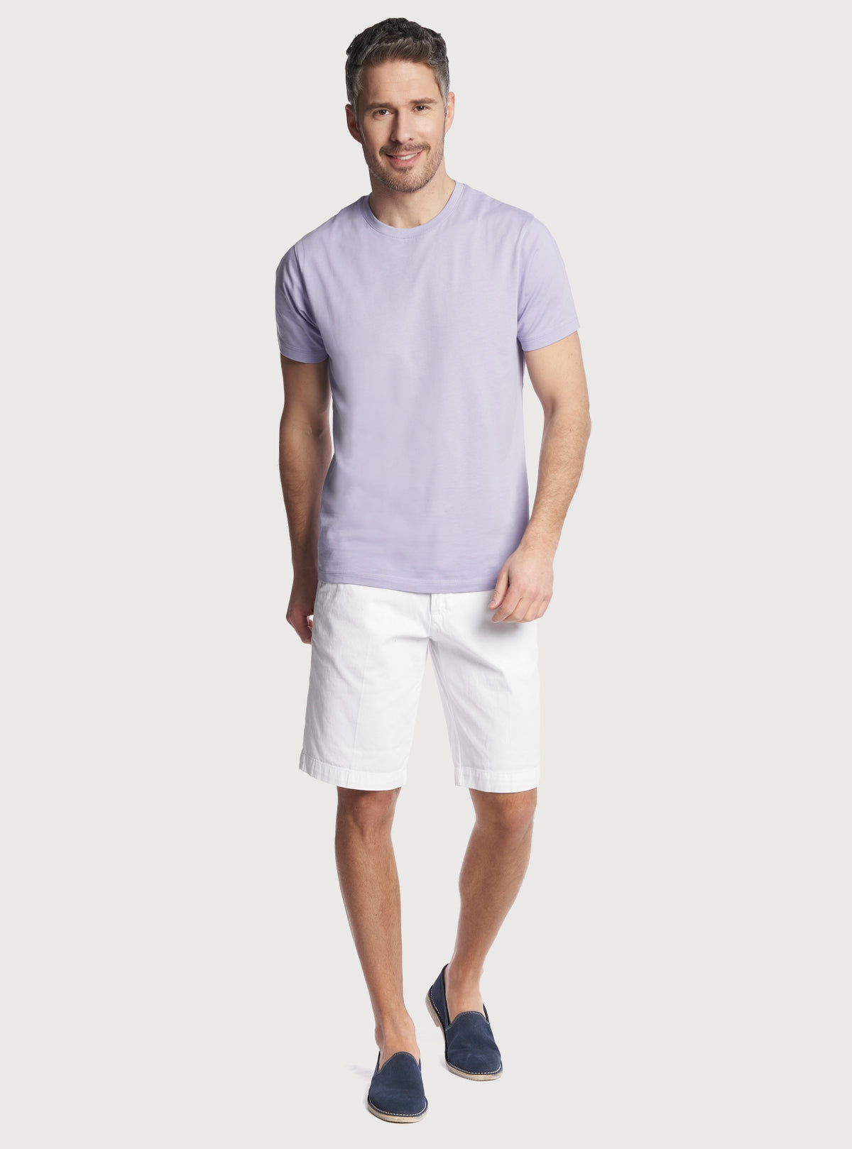 T-shirt tinta unita in cotone-2