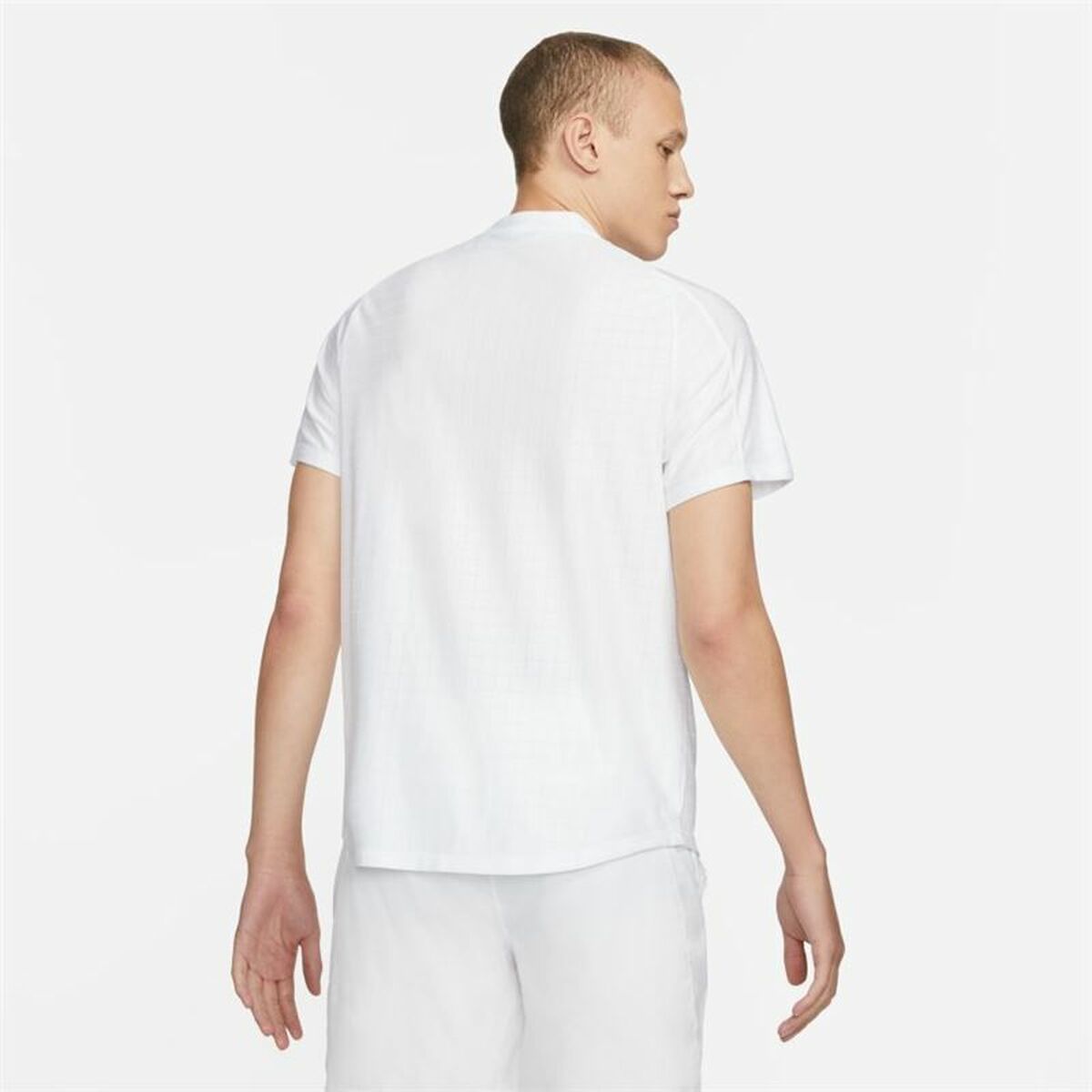 Polo Homme Manches Courtes Nike Court Dri-Fit Advantage Blanc
