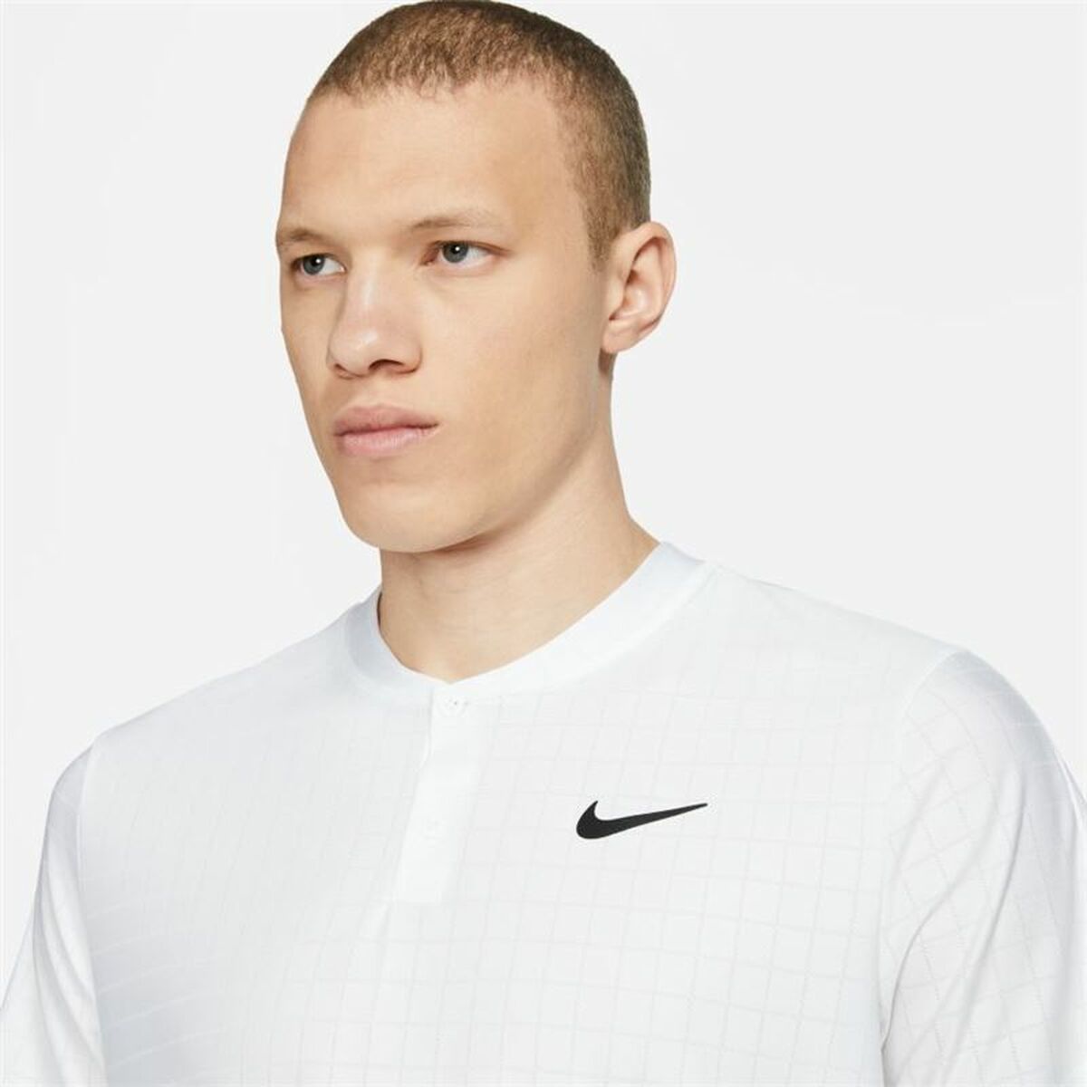 Polo Homme Manches Courtes Nike Court Dri-Fit Advantage Blanc