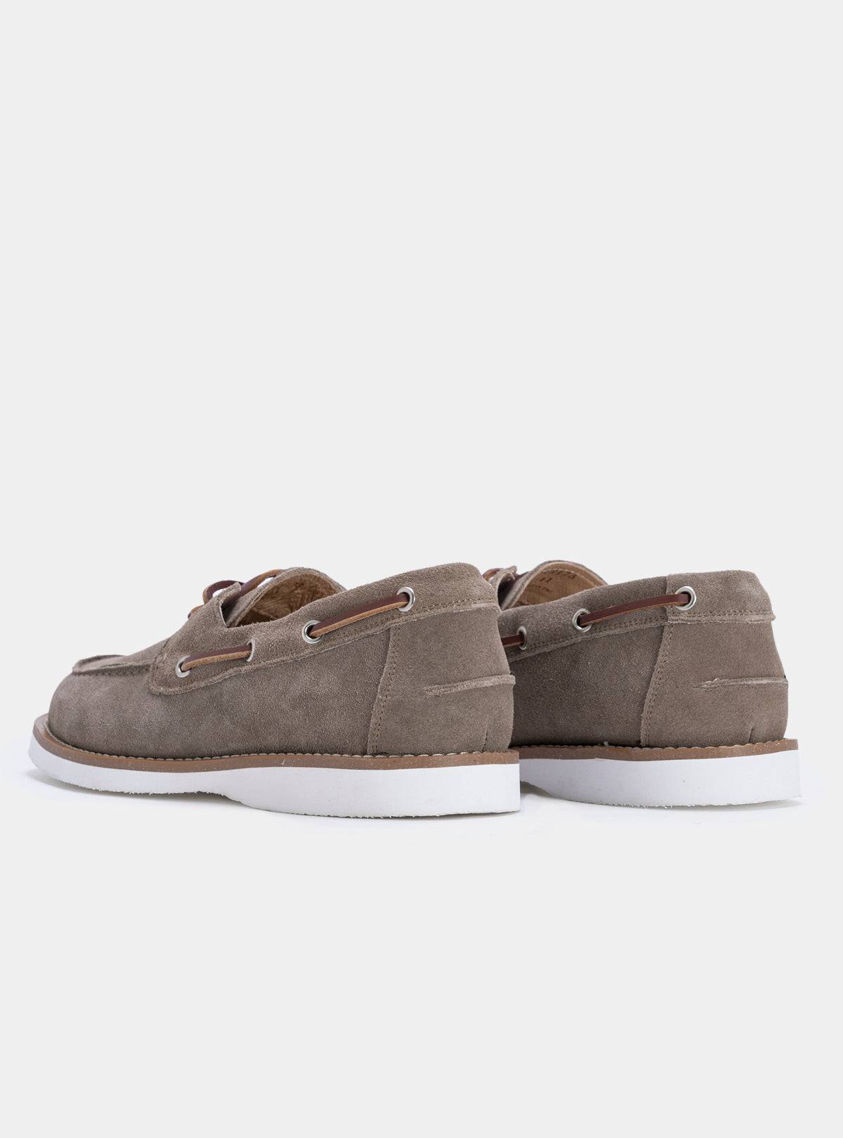 Chaussure bateau en daim