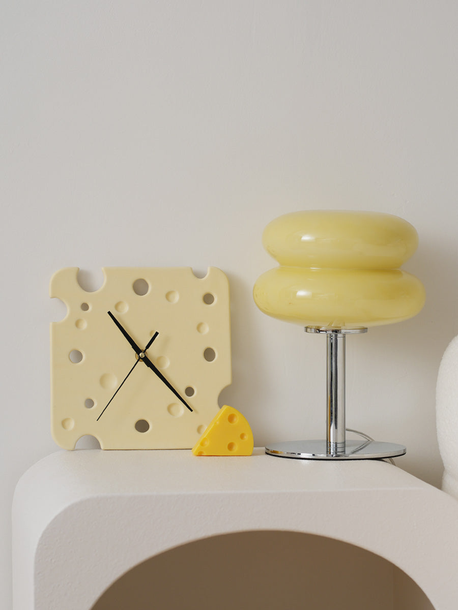 Horloge Murale en Forme de Fromage
