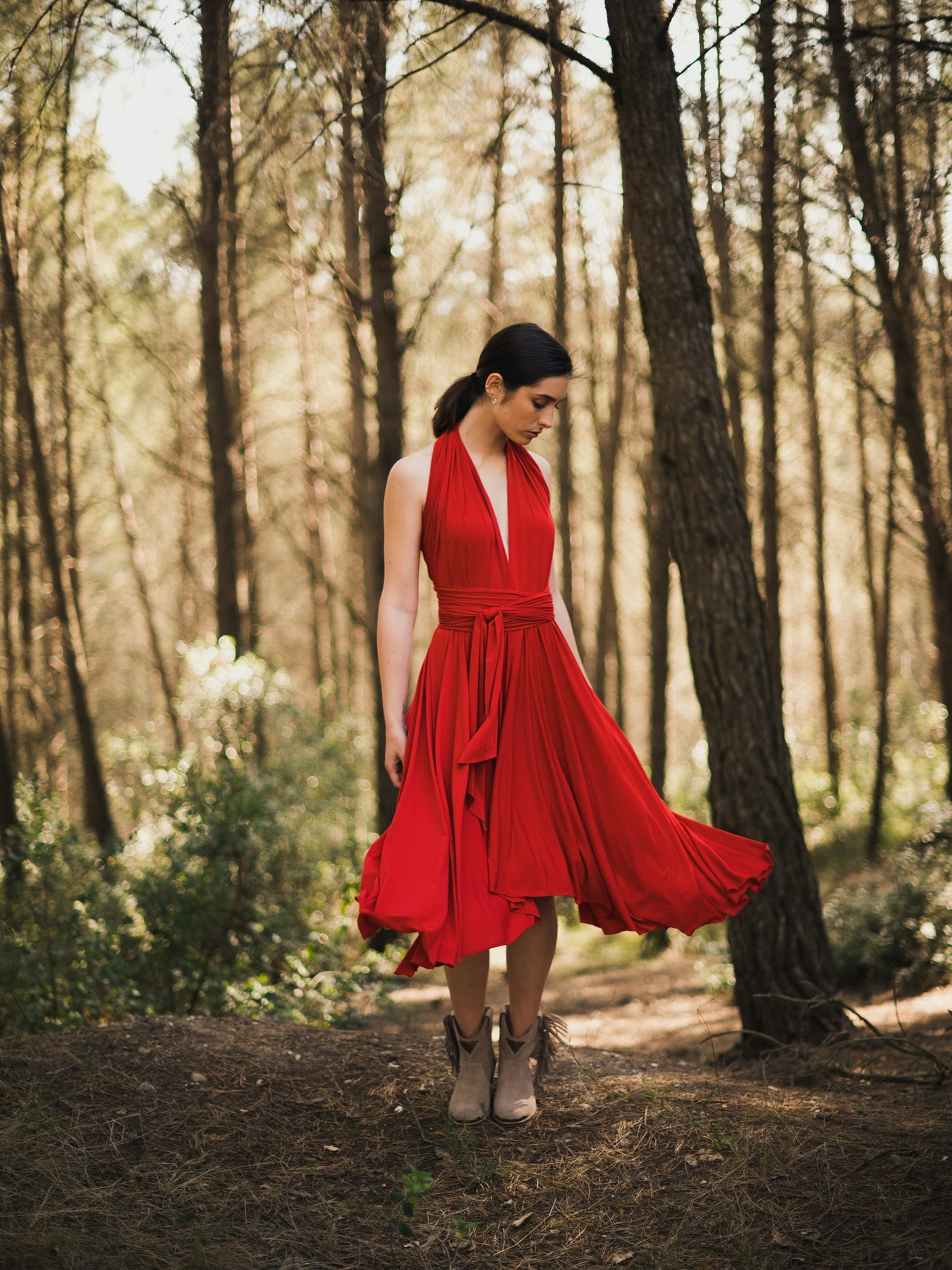 INFINITY MIDI DRESS-6