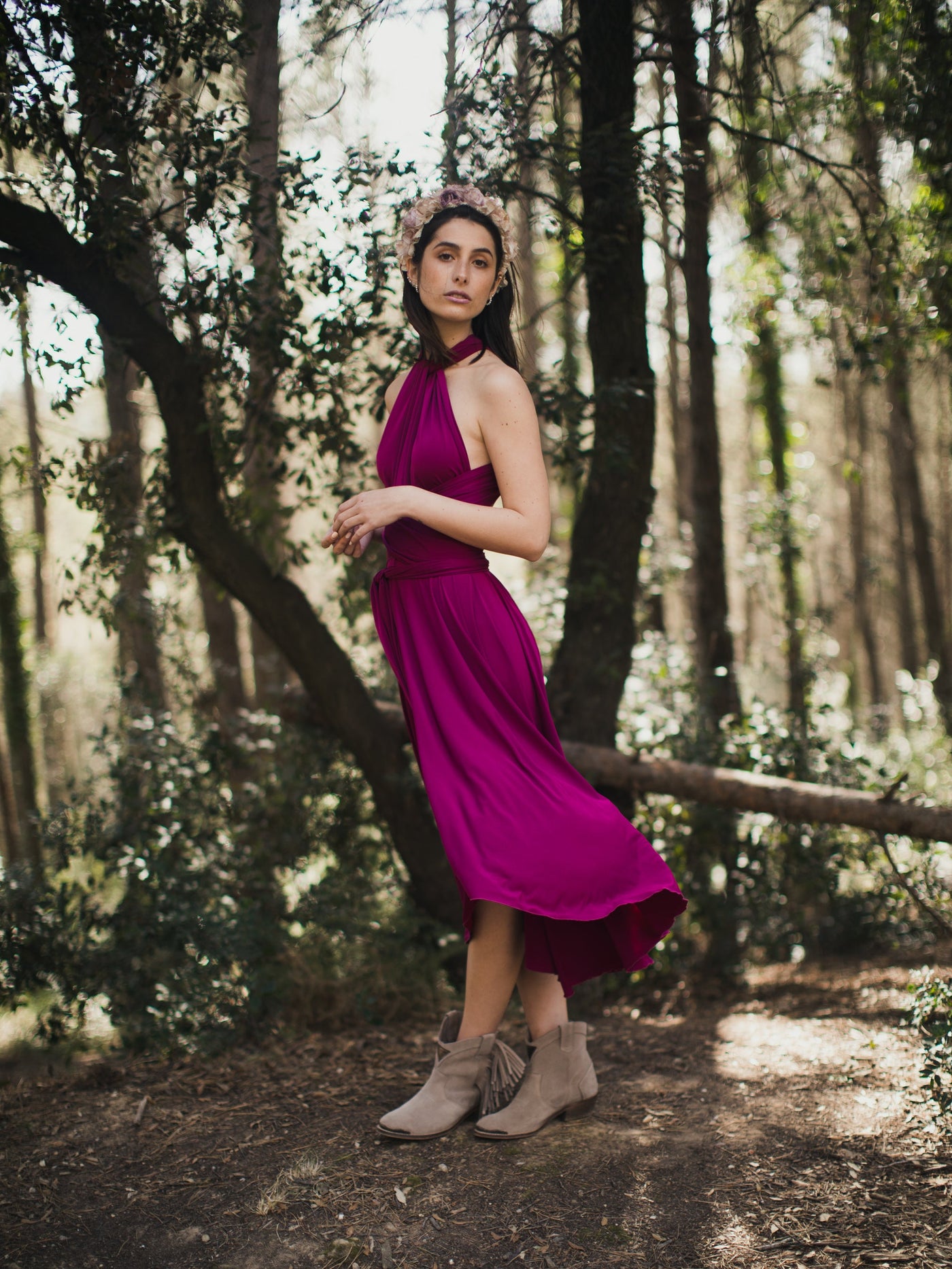 INFINITY MIDI DRESS-7