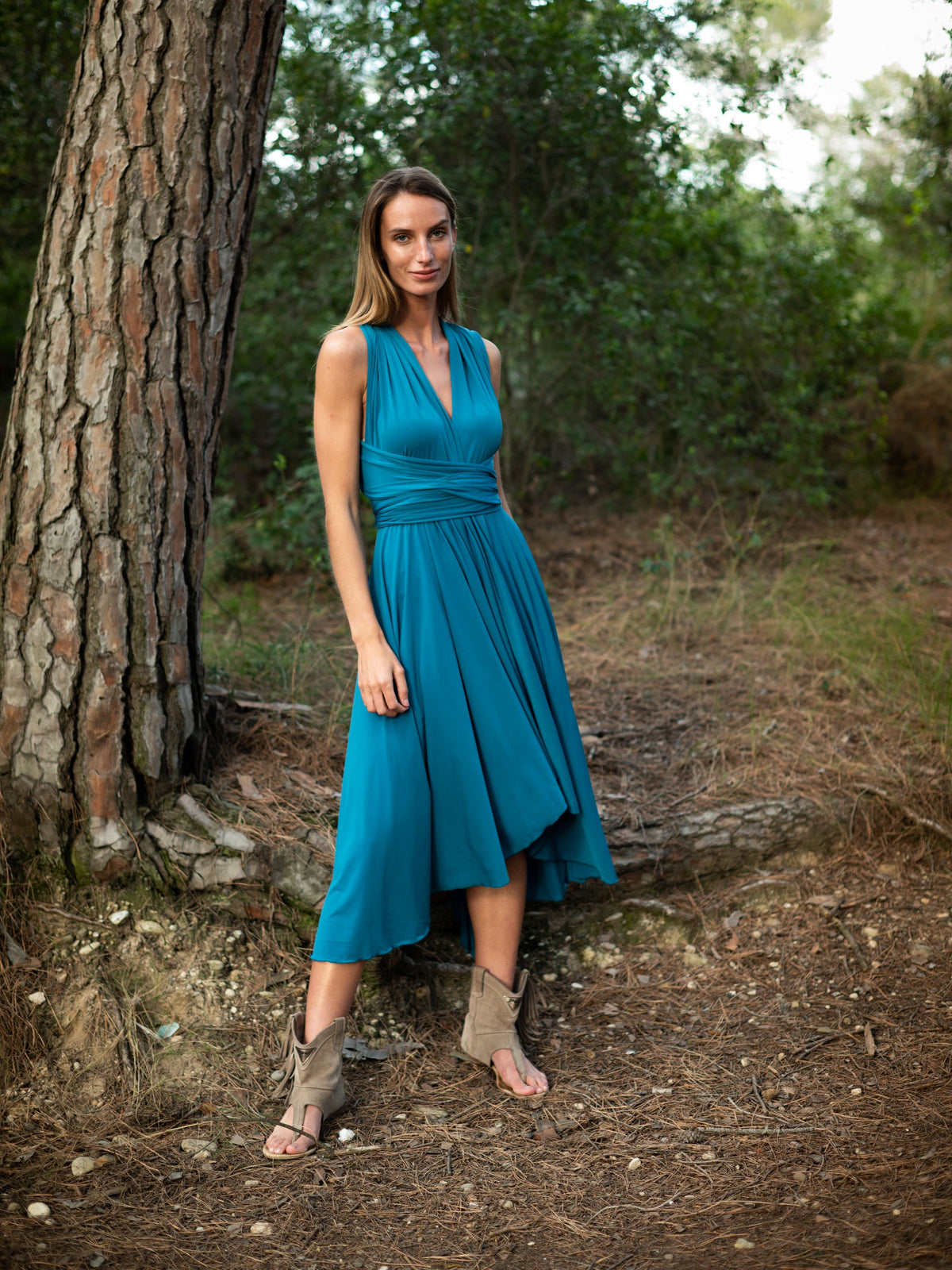 INFINITY MIDI DRESS