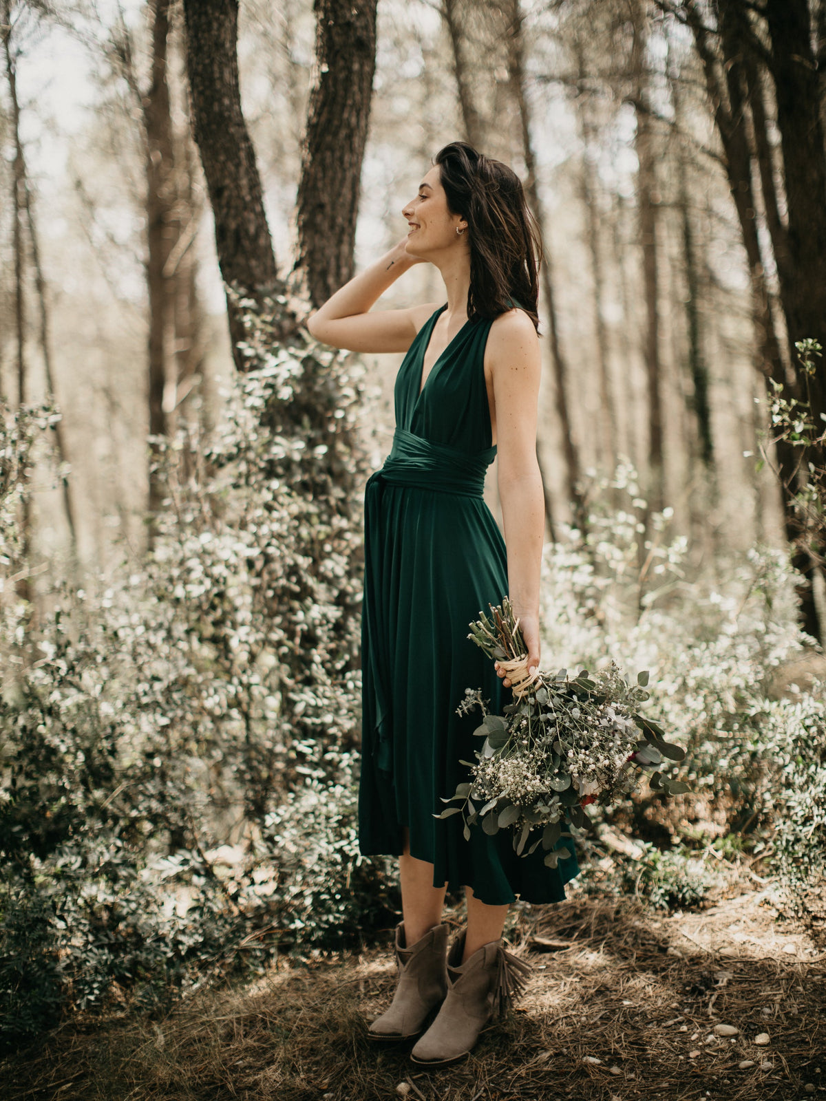 INFINITY MIDI DRESS