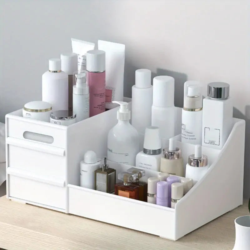 Large Capacity Cosmetic Storage with Drawers Store Brushes, Makeup, Skincare, Perfumes-2
