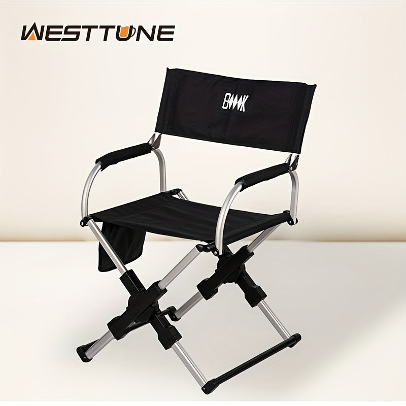 Chaise ergonomique pliante en aluminium pour usage extérieur