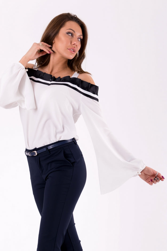 BLOUSE -BLANC 46031-3