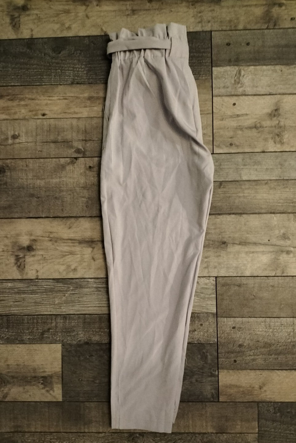 Women's Dress Trousers With Waste Tie