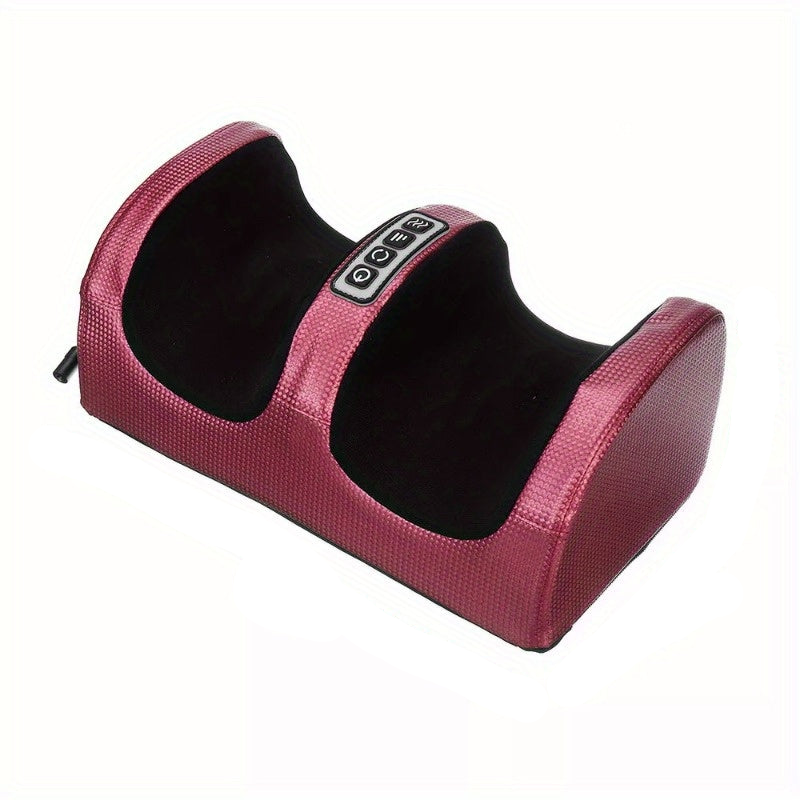 Appareil de massage des pieds – Pétrissage électrique chauffant (rouge)
