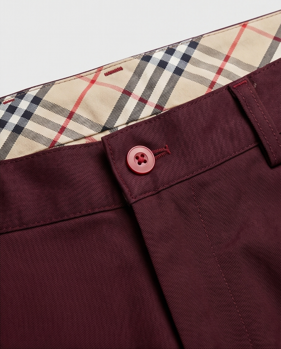 Burgundy Slim-Fit Stretch Chino-2