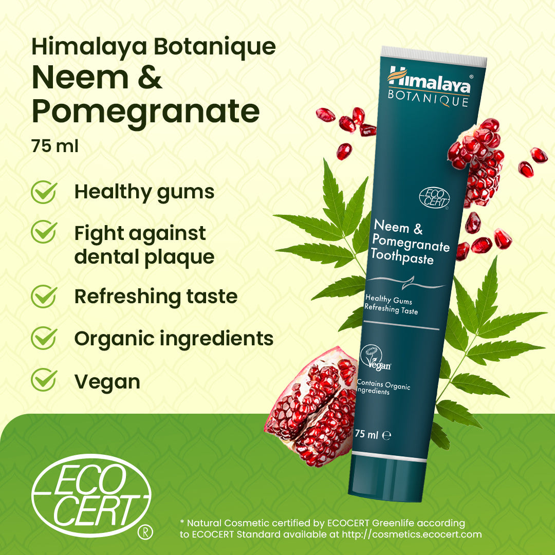 Himalaya Botanique Neem & Pomegranate Toothpaste 75 ml-1