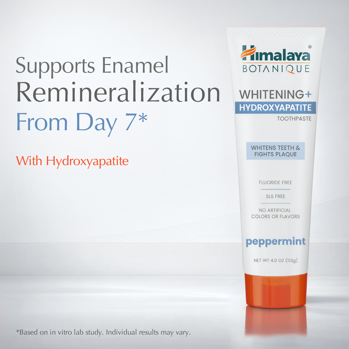 Himalaya Botanique Whitening+ Hydroxyapatite Toothpaste - Peppermint 113g-1
