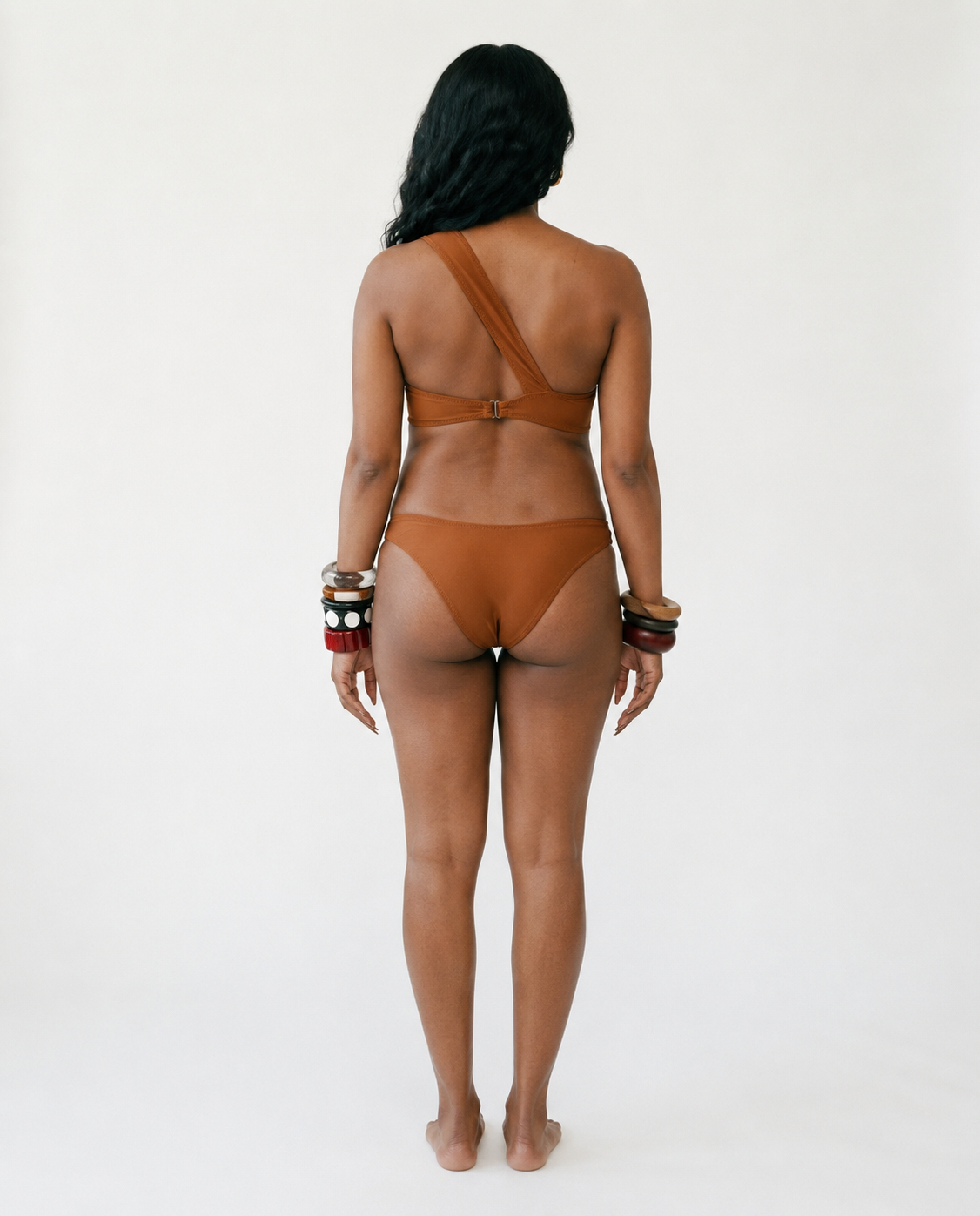 Radiant Knotted Asymmetric Bikini Set-1