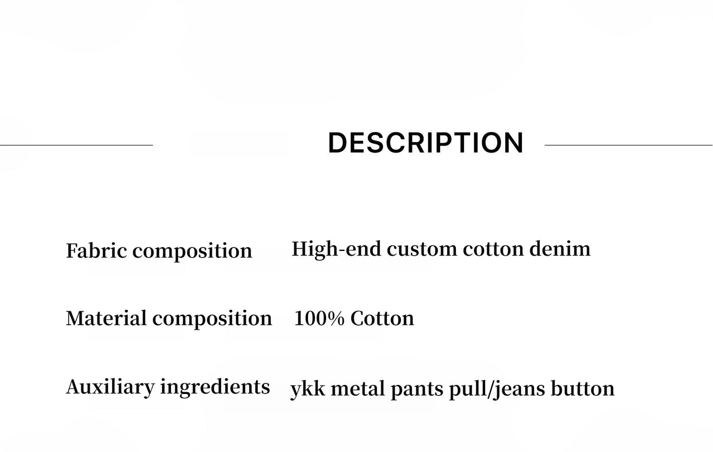 "Fine Sand Coast" deconstructed straight-leg slightly flared wide-leg loose casual jeans for women