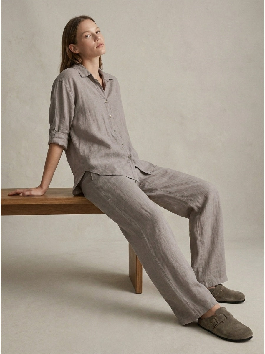 Women's trousers, Capsule Collection, 100% linen