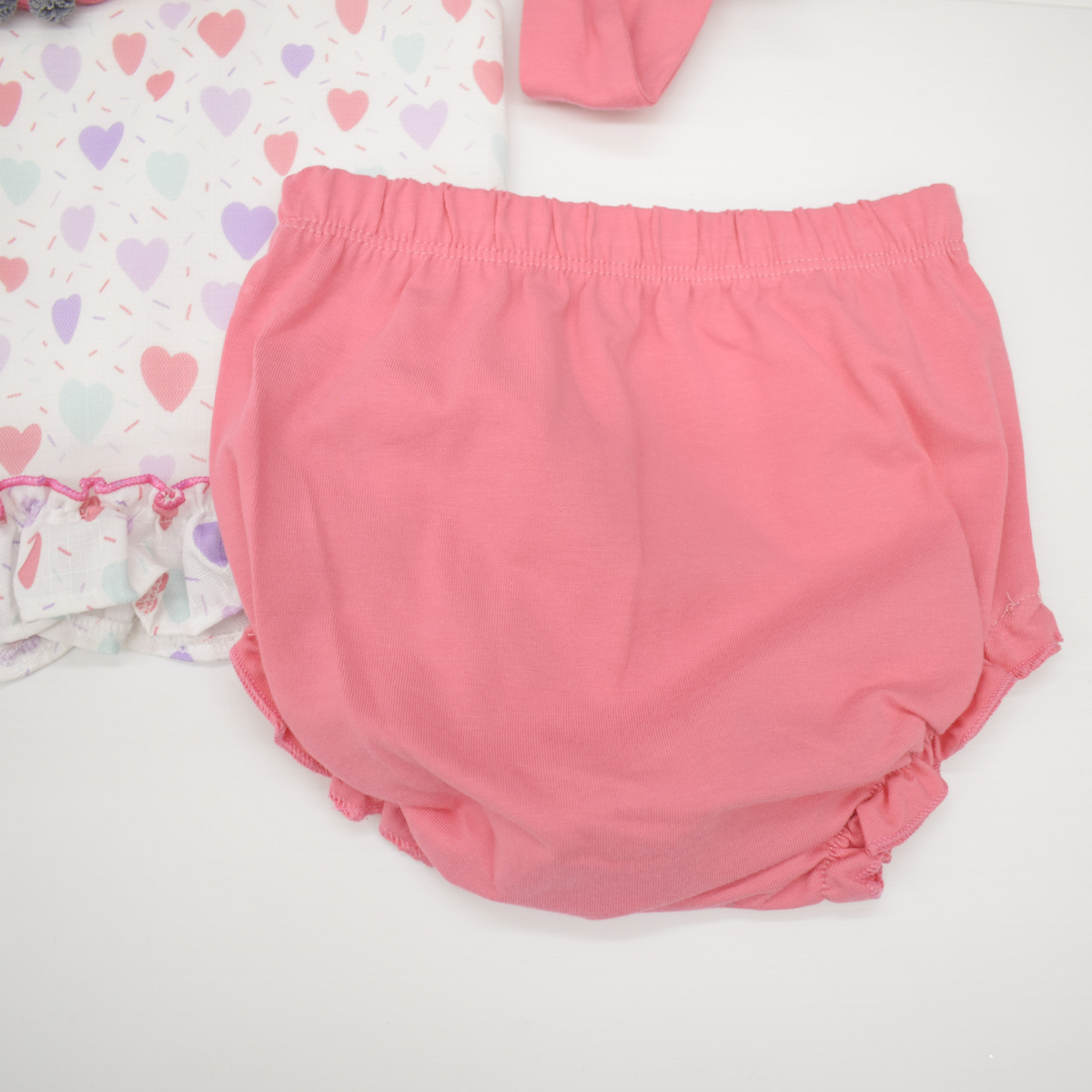 Ensemble décontracté pour filles Cœurs colorés