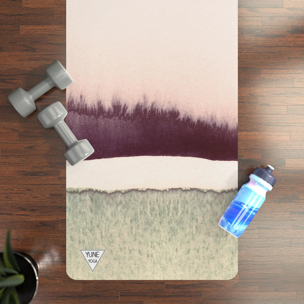 Natural Rubber Yoga Mat – 3mm Eco-Friendly, Non-Slip Mat for Hot Yoga, Pilates & Daily Practice | Aphrodite | Yune Yoga