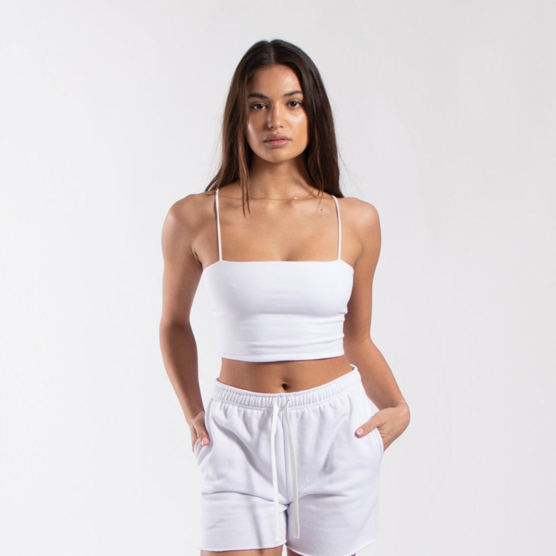 06050 - CLOSEOUT Women's Cropped Bralette Tank-0