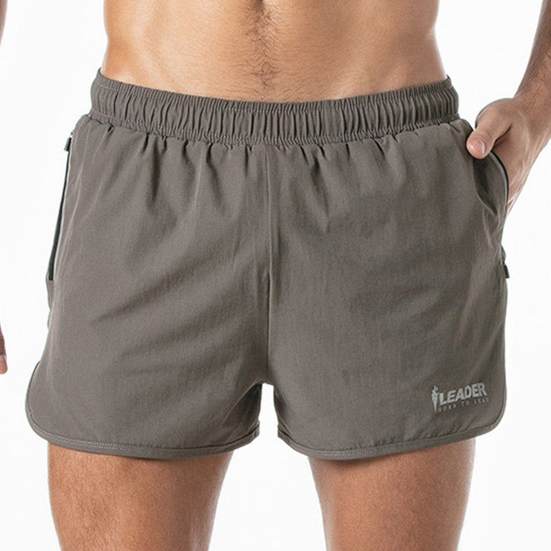 Shorts de sport taupe