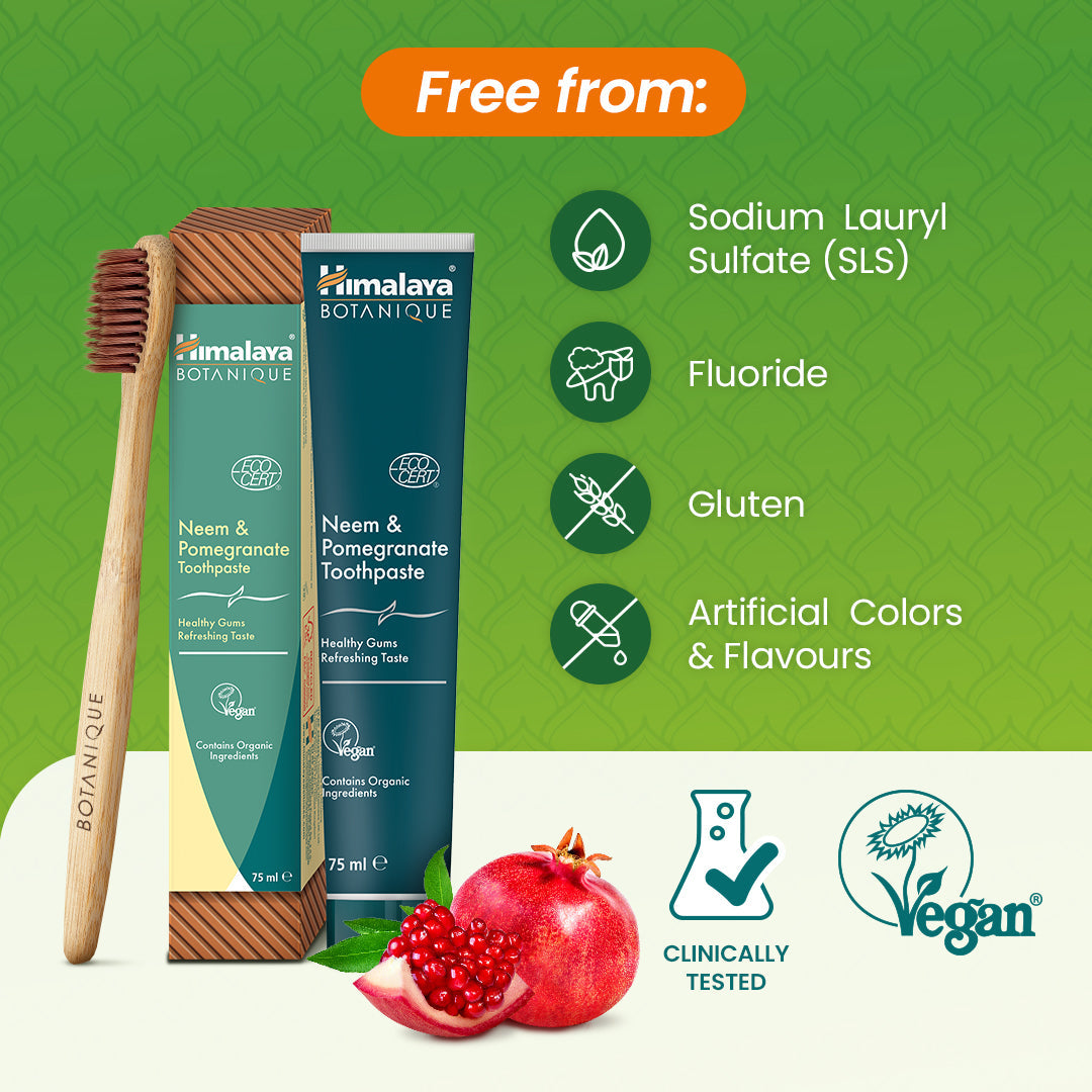 Himalaya Botanique Neem & Pomegranate Toothpaste 75 ml-2
