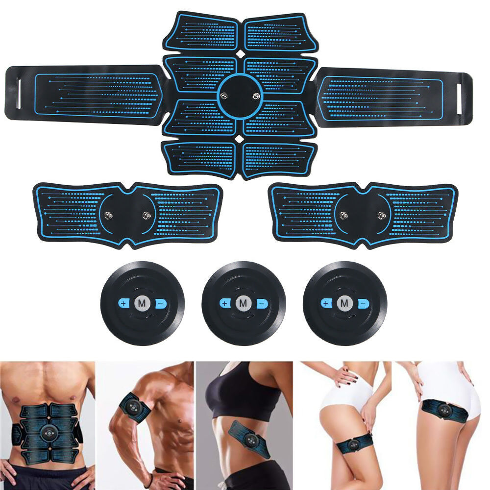 NNETM USB Rechargeable Muscle Toner Set for Abdomen & Arms