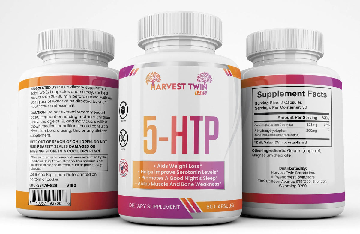 Supplément 5-HTP pour améliorer l'humeur et augmenter les niveaux de sérotonine