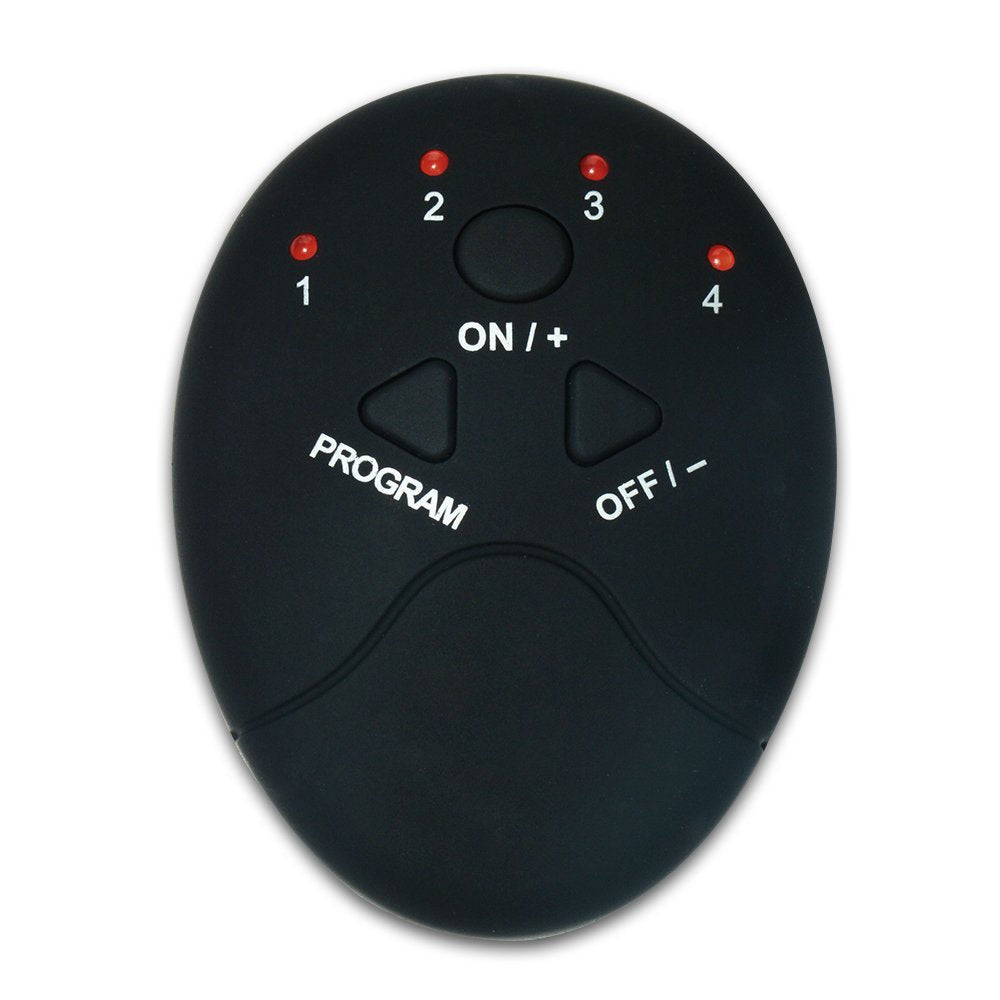 Muscle stimulation device for abdomen and arms