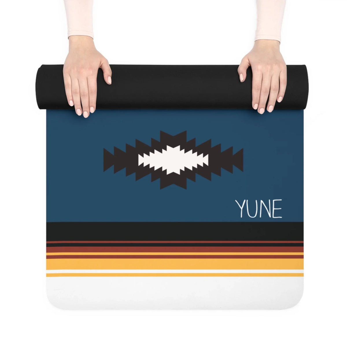 Natural Rubber Yoga Mat – 3mm Eco-Friendly, Non-Slip Mat for Hot Yoga, Pilates & Daily Practice | Nelson | Yune Yoga