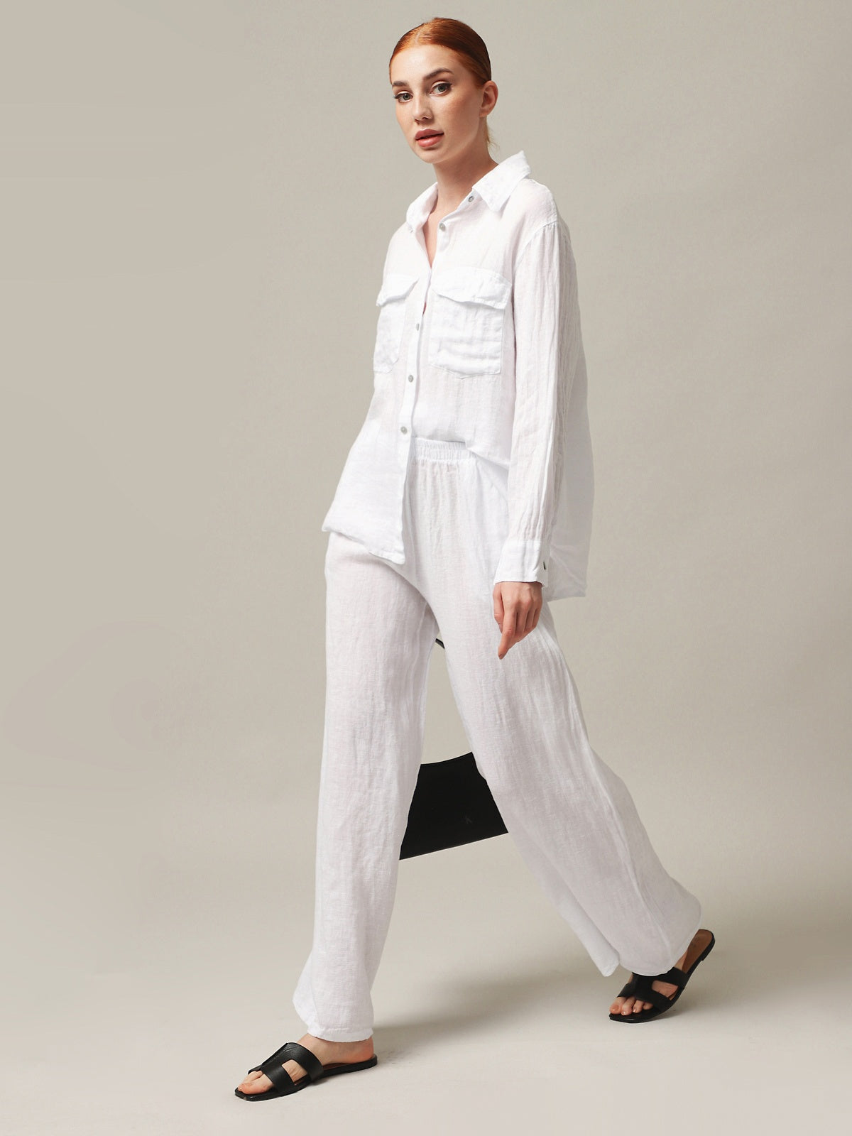Women's trousers, Capsule Collection, 100% linen