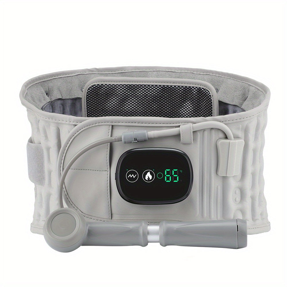 1 pc Ceinture de décompression dorsale – Soutien lombaire bas du dos (Gris)