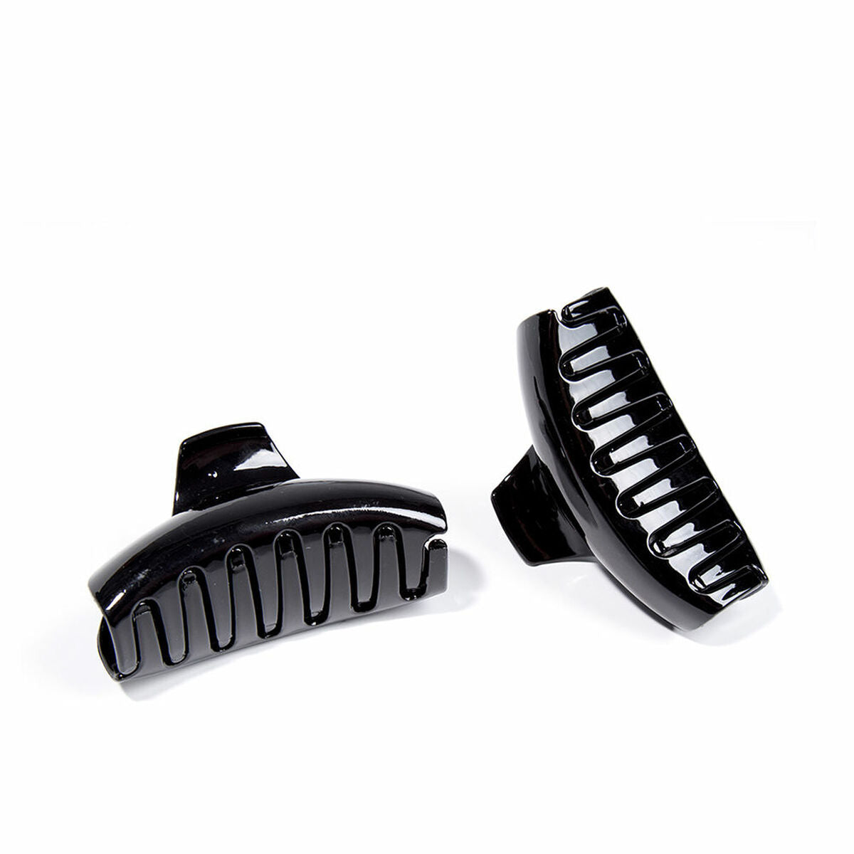 Hair clips Inca Pinza Grande Black 2 Units-0