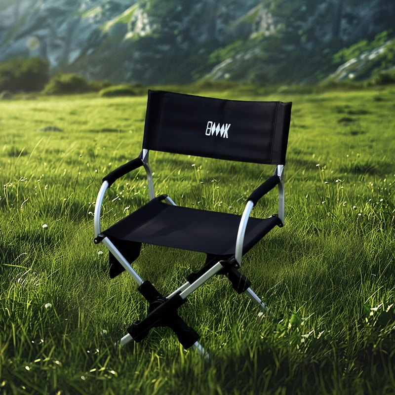 Chaise ergonomique pliante en aluminium pour usage extérieur