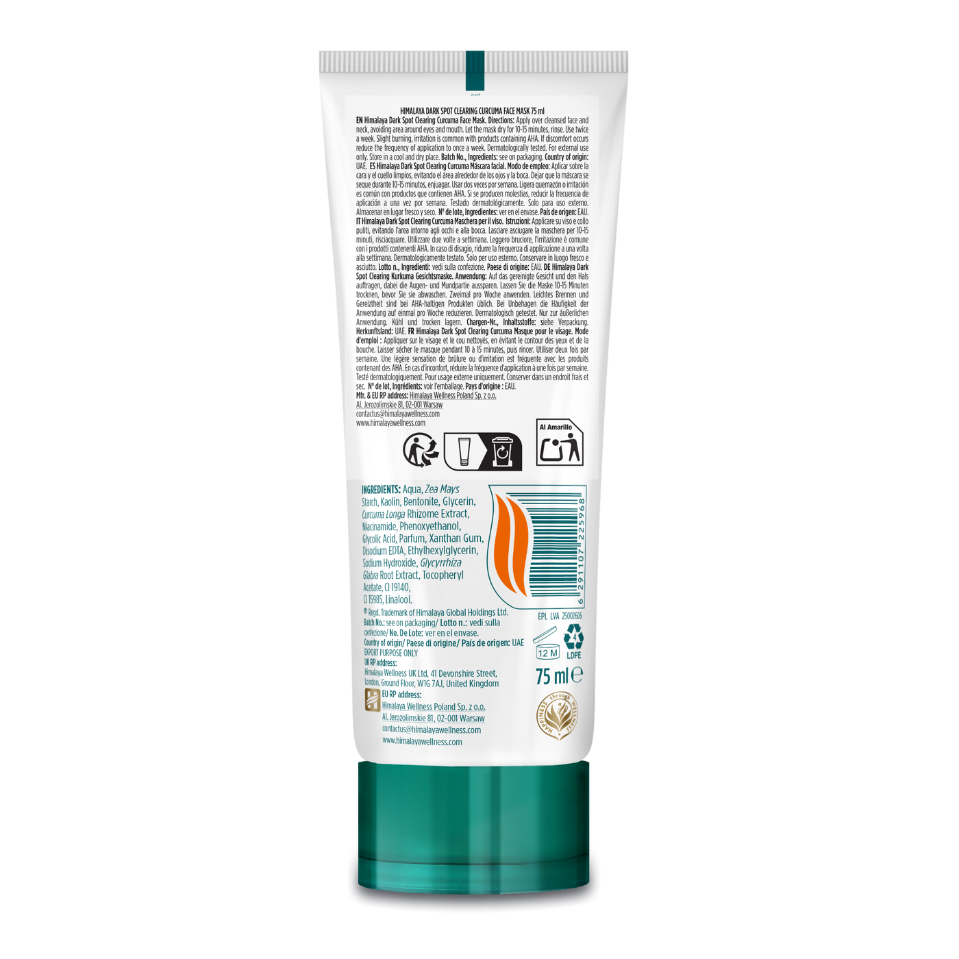 Himalaya Dark Spot Clearing Curcuma Face Mask-4