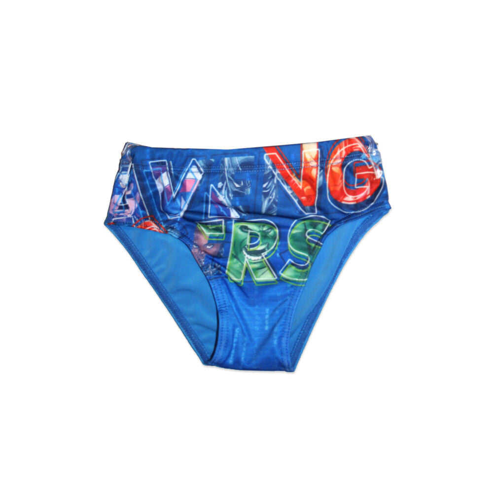 Avengers swim bottoms for boys - Avengers print - medium blue - 116