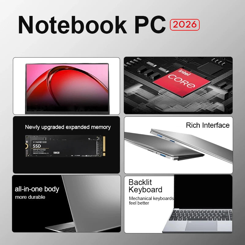 Laptop portátil de 15,6" com processador Intel Core i9 10980HK, computador para jogos, 16 GB de RAM, SSD M.2 de 1 TB, Windows 11, teclado retroiluminado, notebook PC com tela 4K HD.