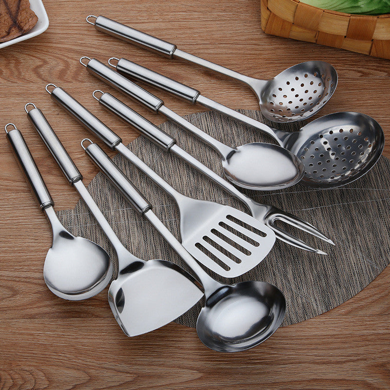 Spatule en acier inoxydable anti-brûlure pour ustensiles de cuisine