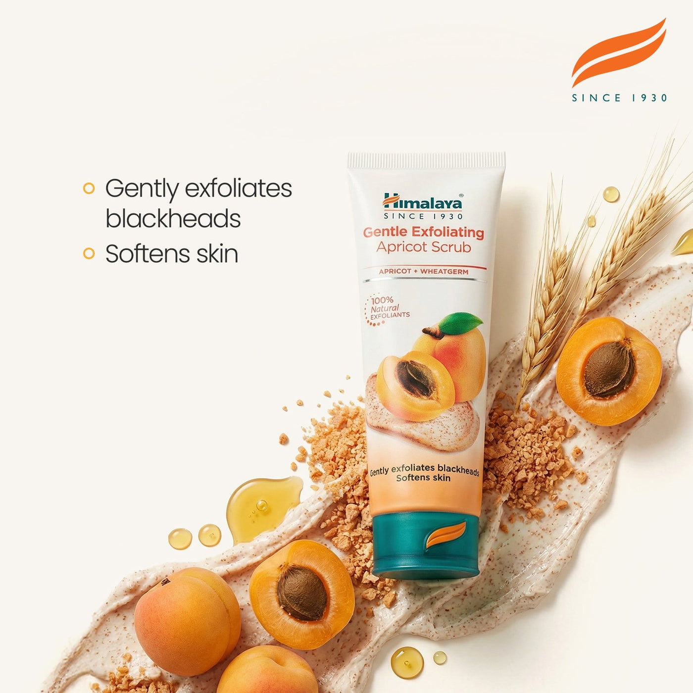 Himalaya Gentle Exfoliating Apricot Scrub - 75ml-1