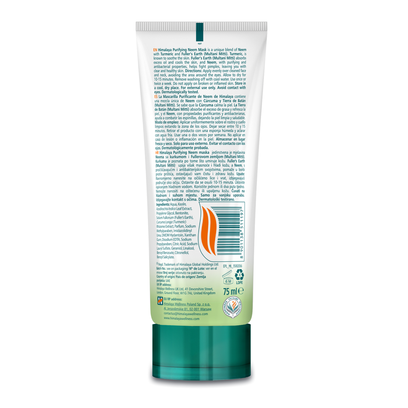 Himalaya Purifying Neem Mask - 75ml-1