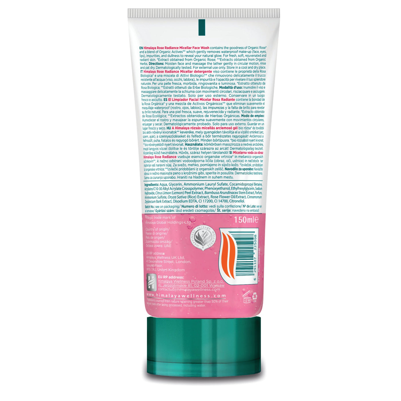 Himalaya Rose Radiance Micellar Face Wash - 150ml-1