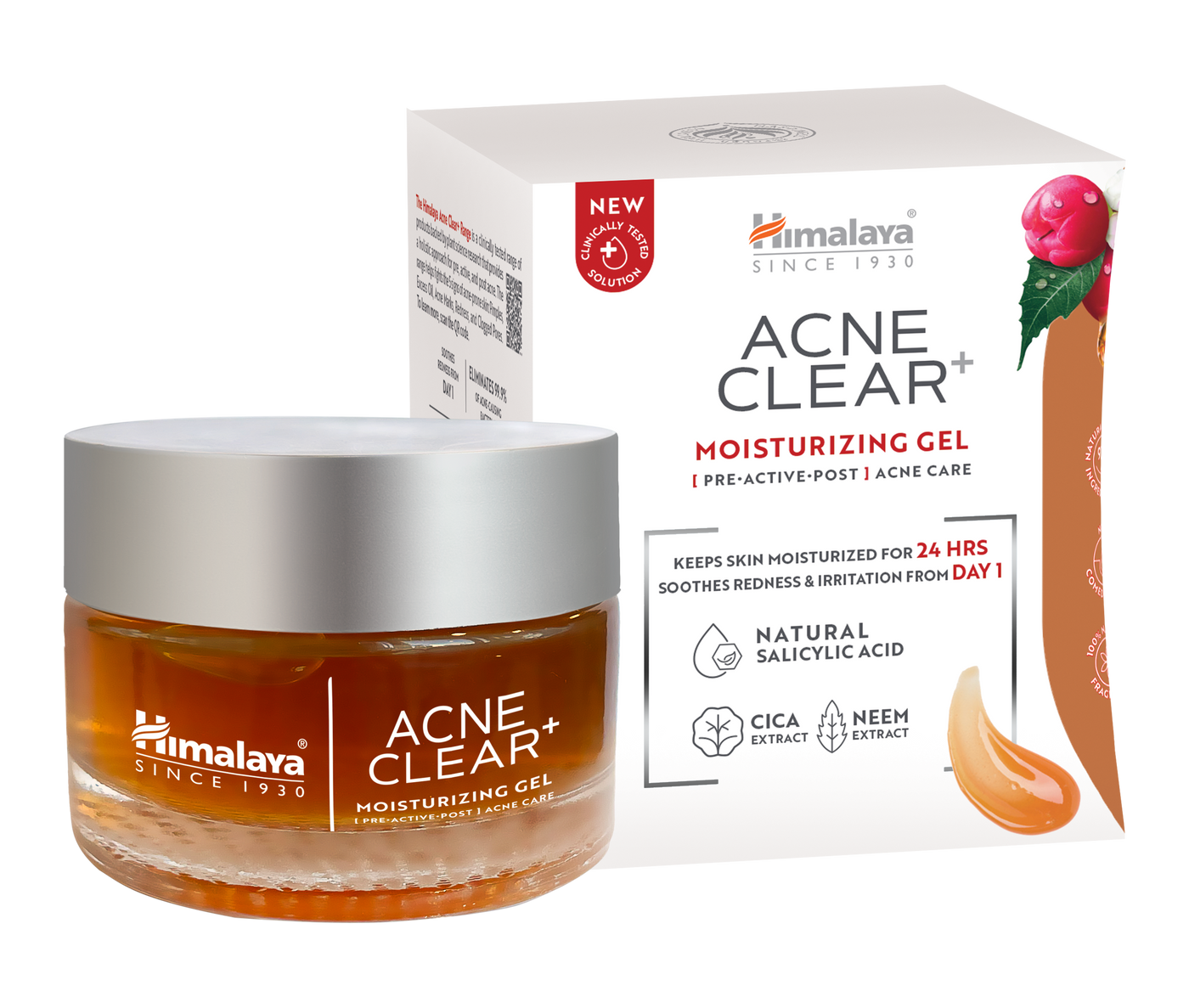 Himalaya Acne Clear+ Moisturizing Gel-0
