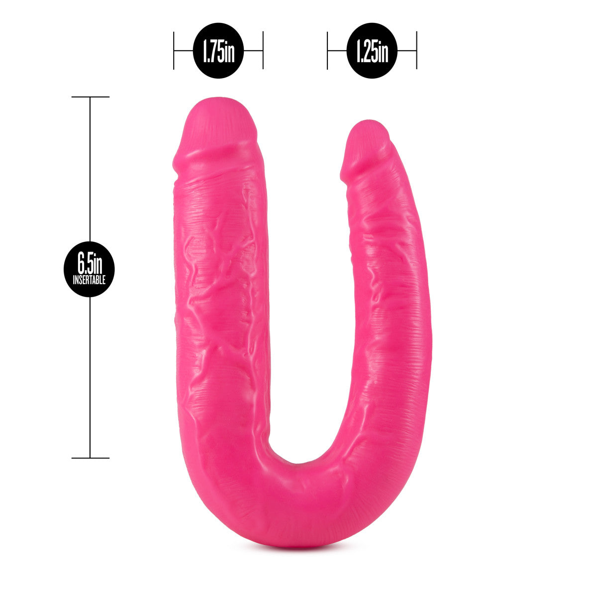 Blush Big As Fuk 18-Inch Long Pink  Double Ended Dildo-3