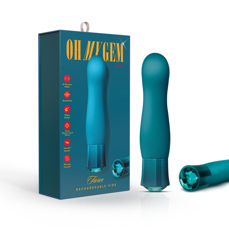 Vibrador Blush Fierce 5,5 Polegadas com Aquecimento para Ponto G