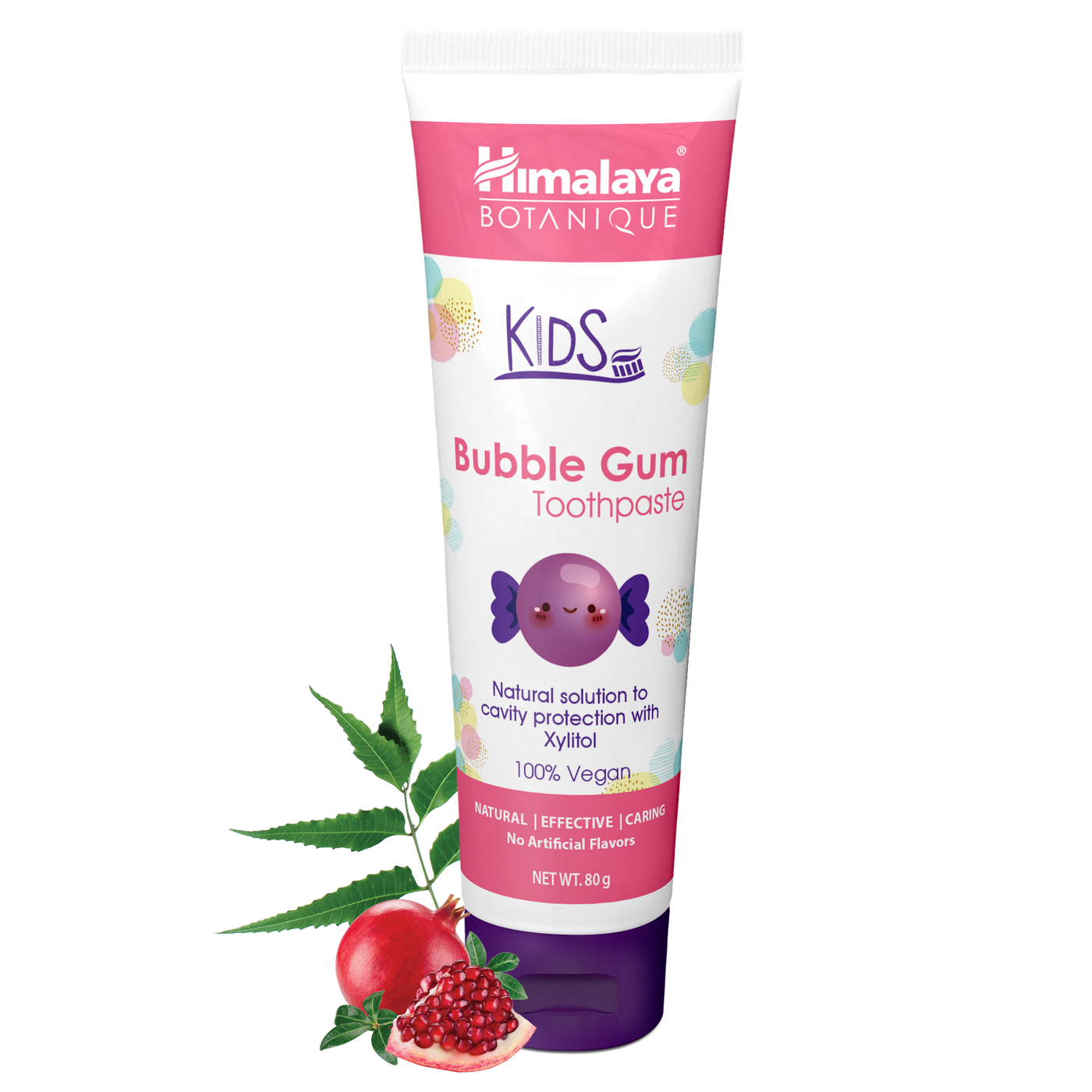 Himalaya Kids Bubble Gum Toothpaste - 80g-0