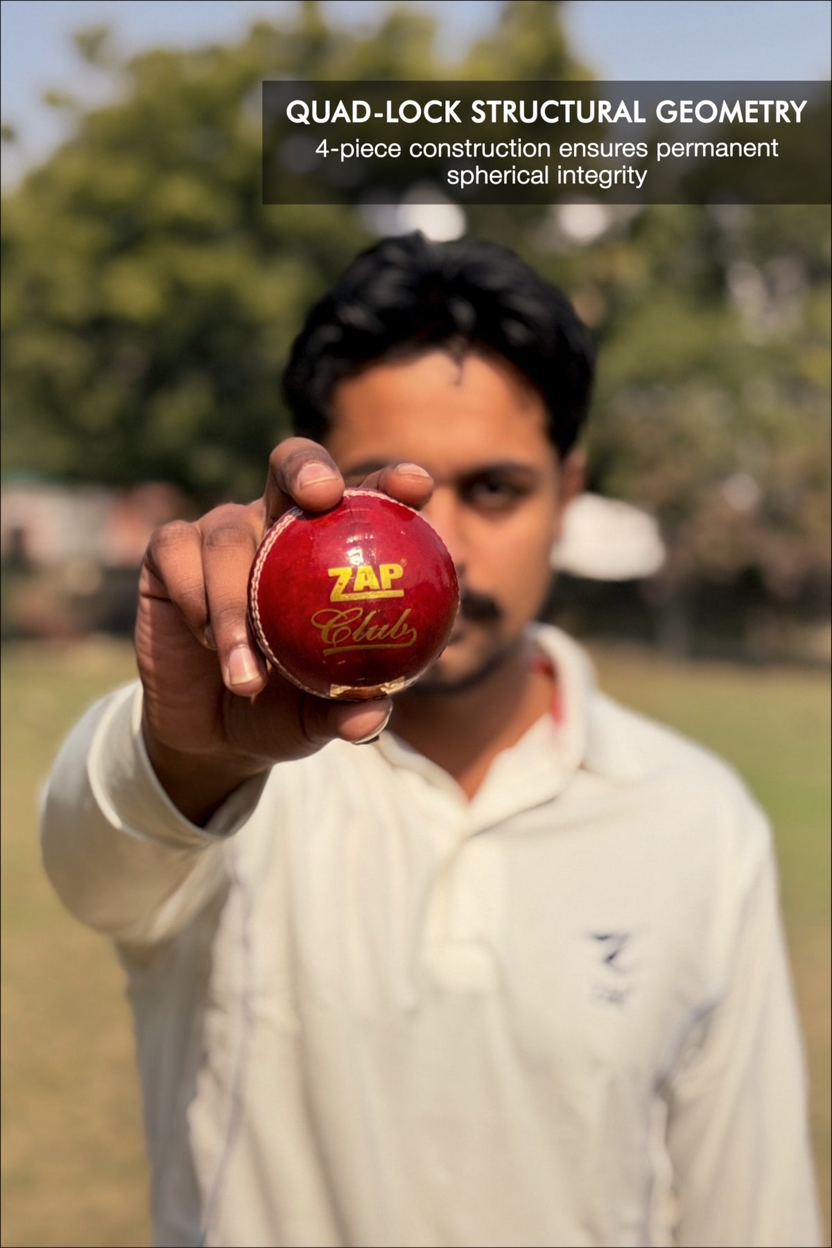 Balle de Cricket en Cuir ZAP Club