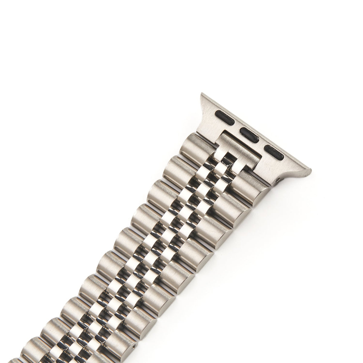 Bracelet à maillons en acier inoxydable - The Perth en argent - Petite taille - Compatible avec l'Apple Watch (taille 38mm à 41mm)