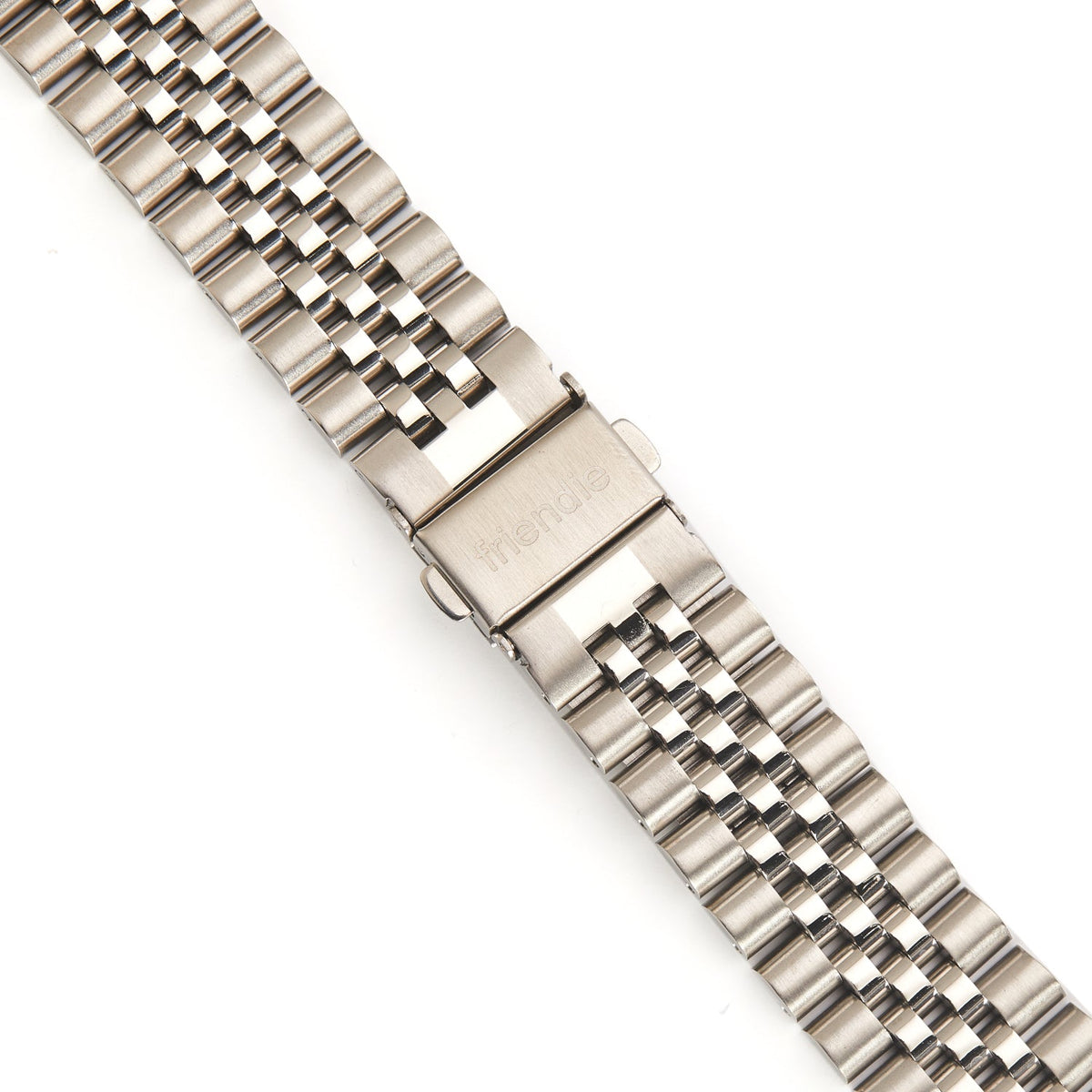 Bracelet à maillons en acier inoxydable - The Perth en argent - Petite taille - Compatible avec l'Apple Watch (taille 38mm à 41mm)