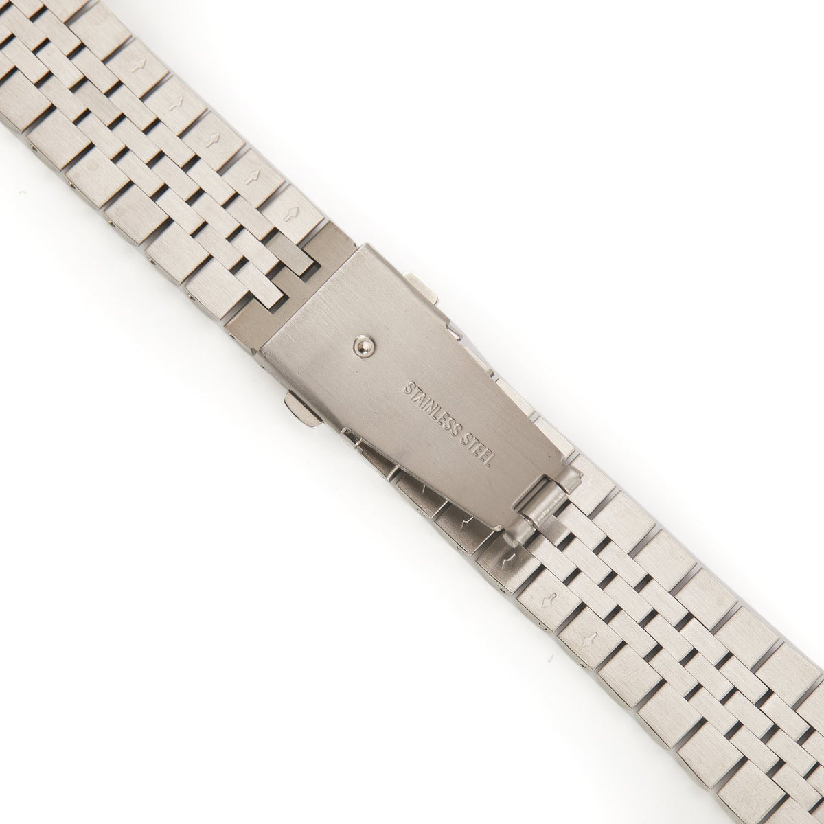 Bracelet à maillons en acier inoxydable - The Perth en argent - Petite taille - Compatible avec l'Apple Watch (taille 38mm à 41mm)